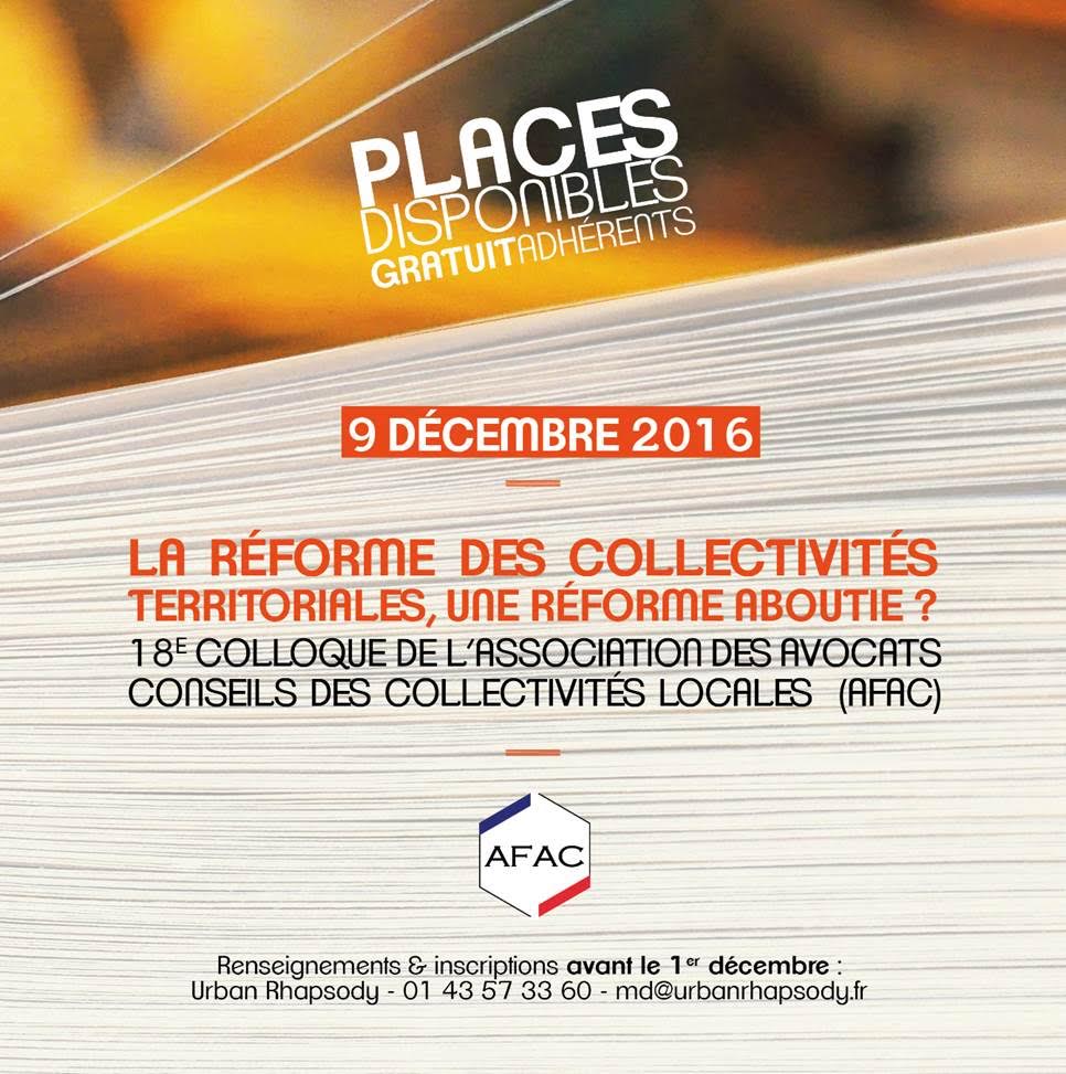 AFAC COLLOQUE 9 DECEMBRE