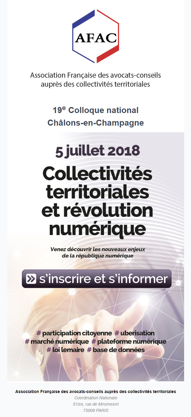 AFAC – 19e Colloque national Châlons-en-Champagne