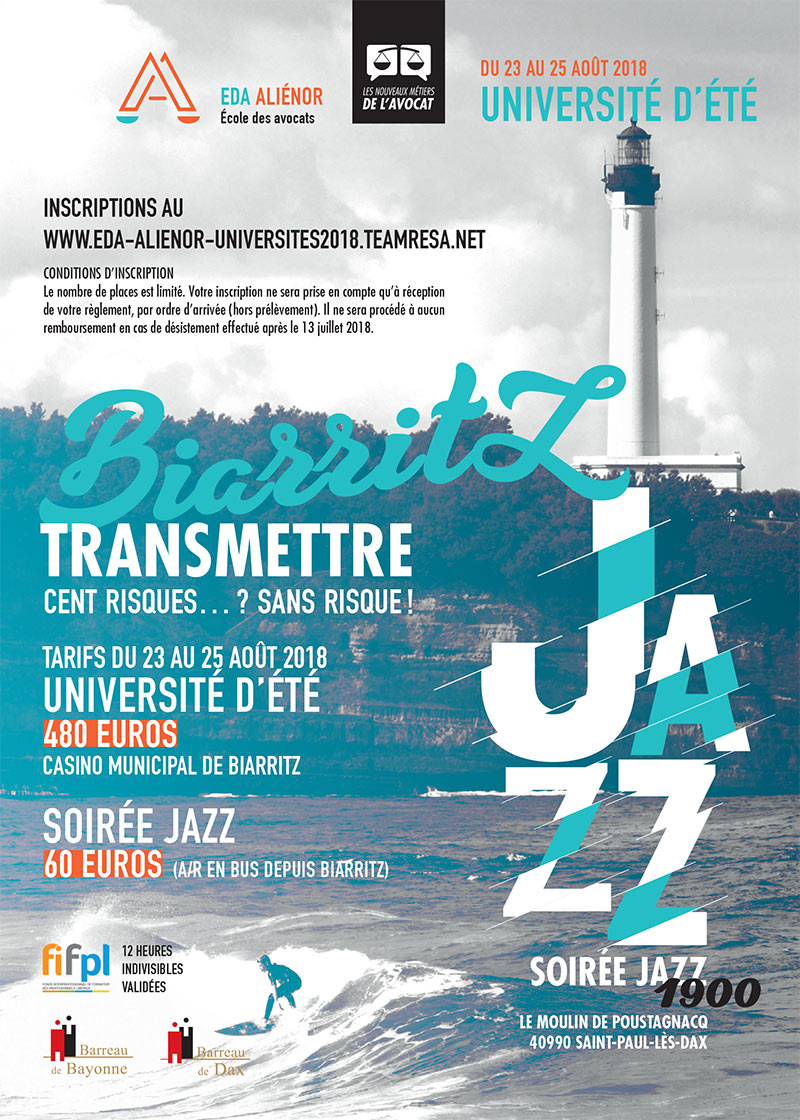 Université d’été Biarritz-23 au 25 août 2018